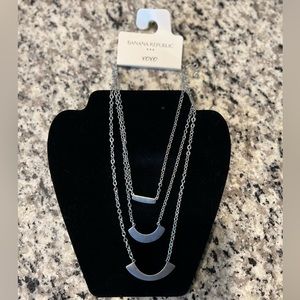 Triple Layered Bar Necklace